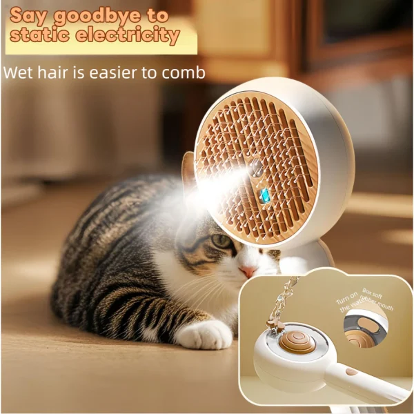 Anti Static Spray Pet Grooming Needle Comb