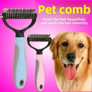 Double Sided Stainless Steel Pet Detangling Comb