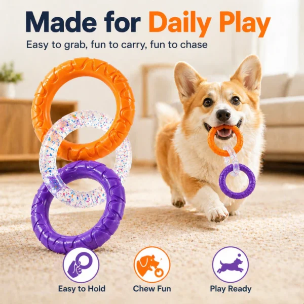 Durable Interactive Dog Tug Rope Dental Teething Toy