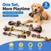 Durable Cotton Rope Knot Dog Dental Chew Toy