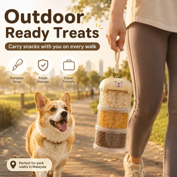 Portable Pet Food Container