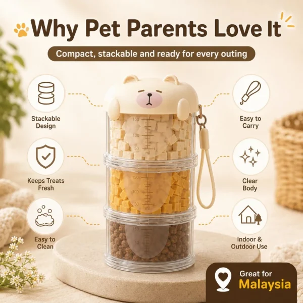 Portable Pet Food Container