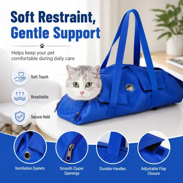 Foldable Scratch Resistant Portable Pet Carrier Bag