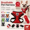 Random Adjustable Vest Style Anti-Escape Pet Harness and Leash