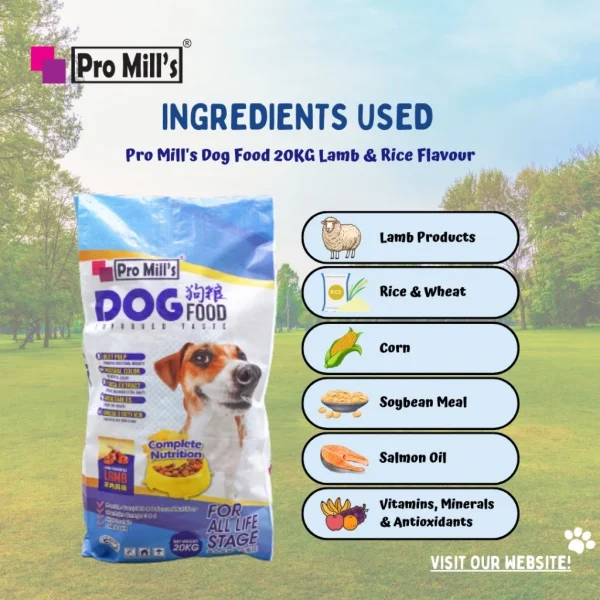 Pro Mill's Dog Food Lamb 20kg