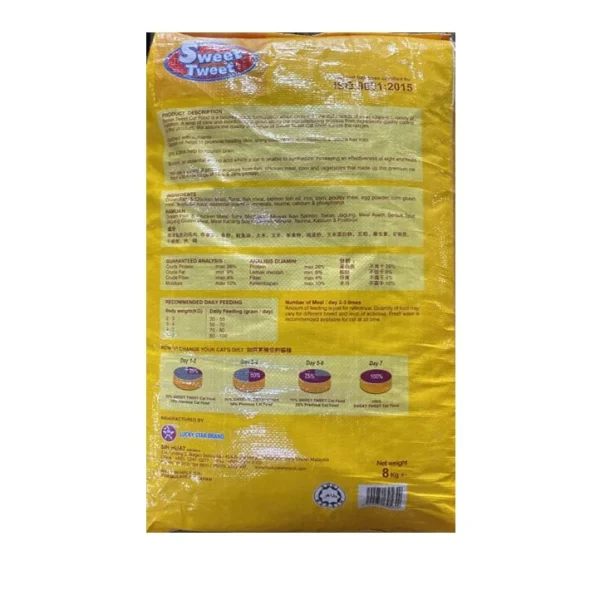 Sweet Tweet Premium Cat Food 8kg