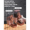 Random Hanging Cage Pet 870ml Feeder & 800ml Waterer