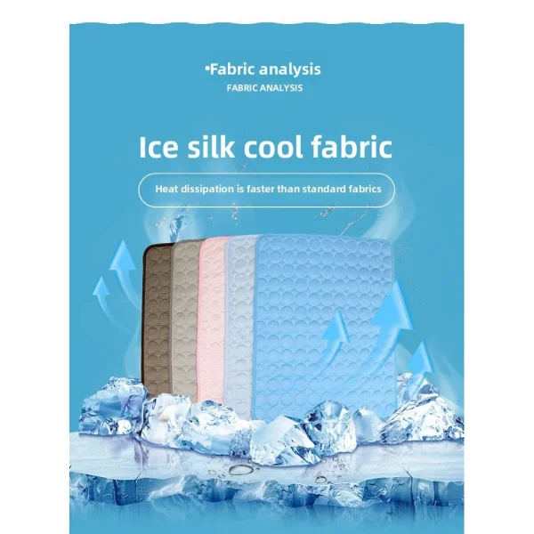 Breathable Ice Silk Summer Cooling Pet Mat