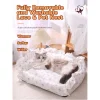 Washable Floral Lace Pet Bed