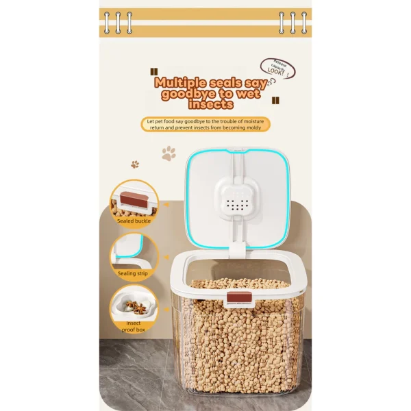 2L Moisture Proof Pet Food Storage Container