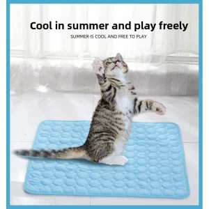Breathable Ice Silk Summer Cooling Pet Mat
