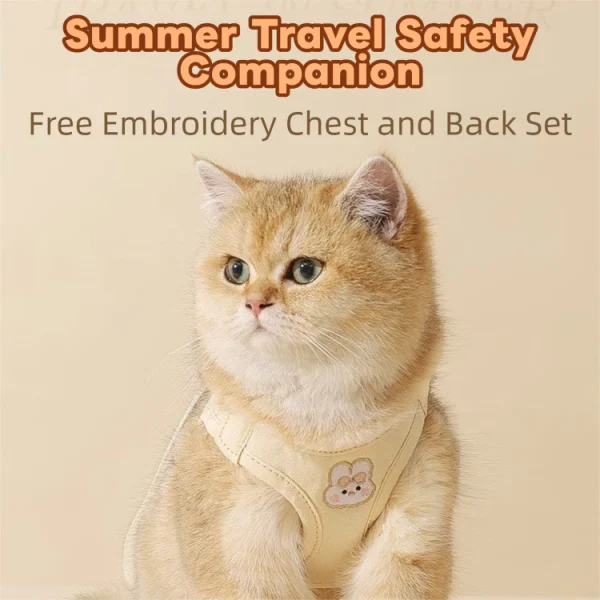 sg-11134201-7reo4-mdtyimkshv0q07.webp Adjustable Anti Escape Vest Style Cat Harness and Leash