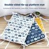 Random Double Sided Quilted Cat Cage Mat