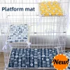 Random Double Sided Quilted Cat Cage Mat