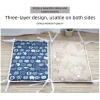Random Double Sided Quilted Cat Cage Mat