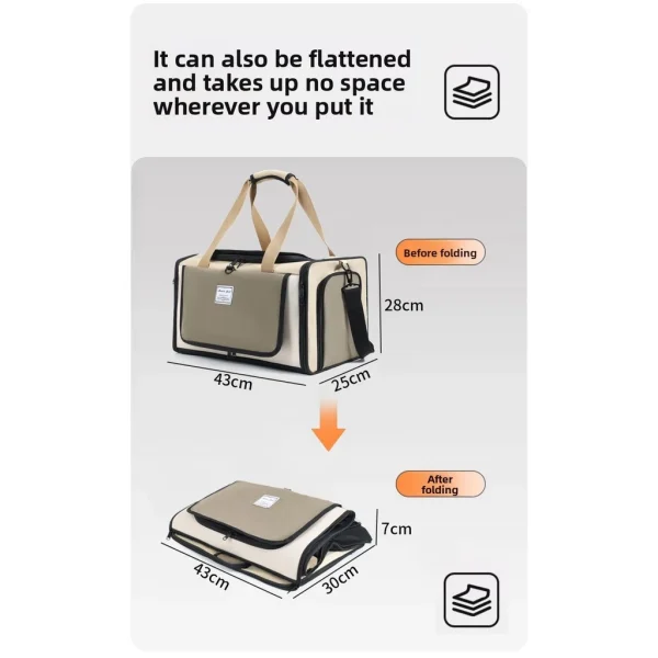 Random Lightweight Portable Pet Carrier Shoulder Bag